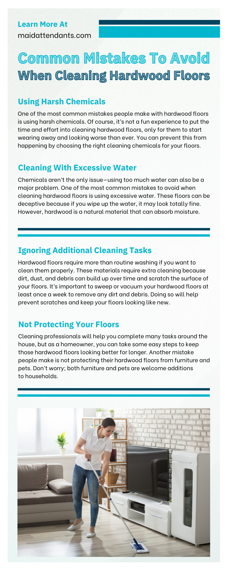 Common Mistakes To Avoid When Cleaning Hardwood Floors